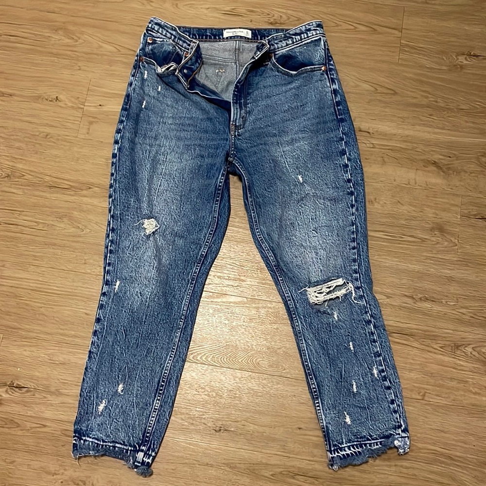 Abercrombie High Rise Mom Jeans